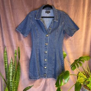 ✨Pretty Little Thing Denim Mini Dress✨